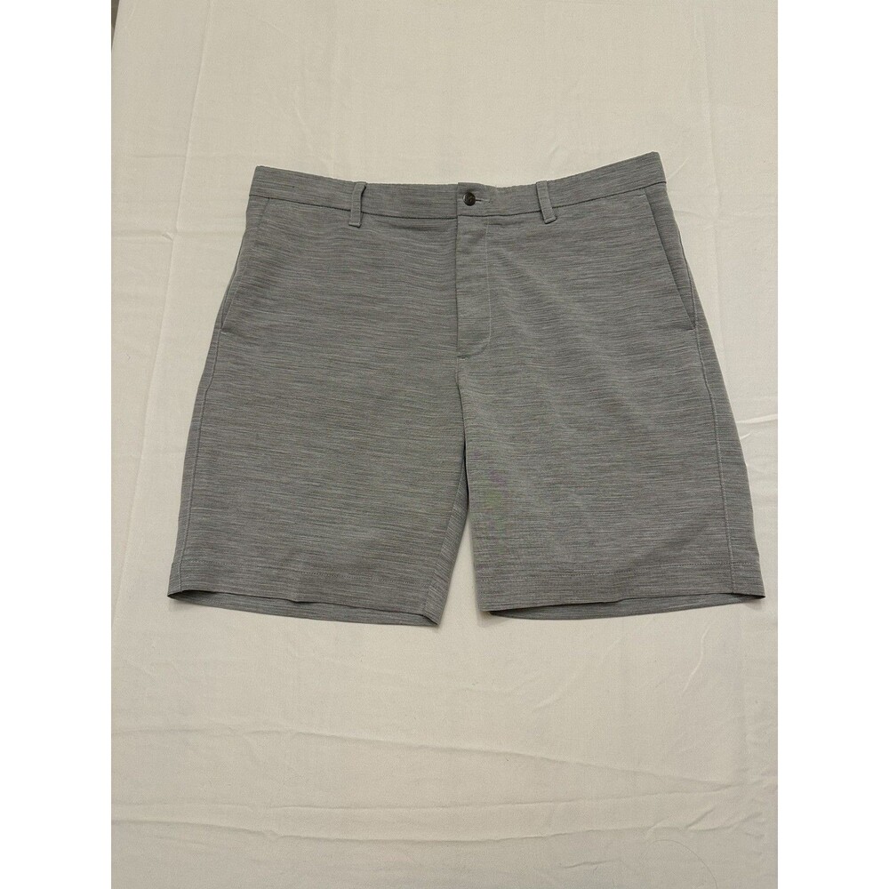 Callaway Shorts Mens 38 Gray Chino Flat Front 9 Inseam Golf Performance Stretch